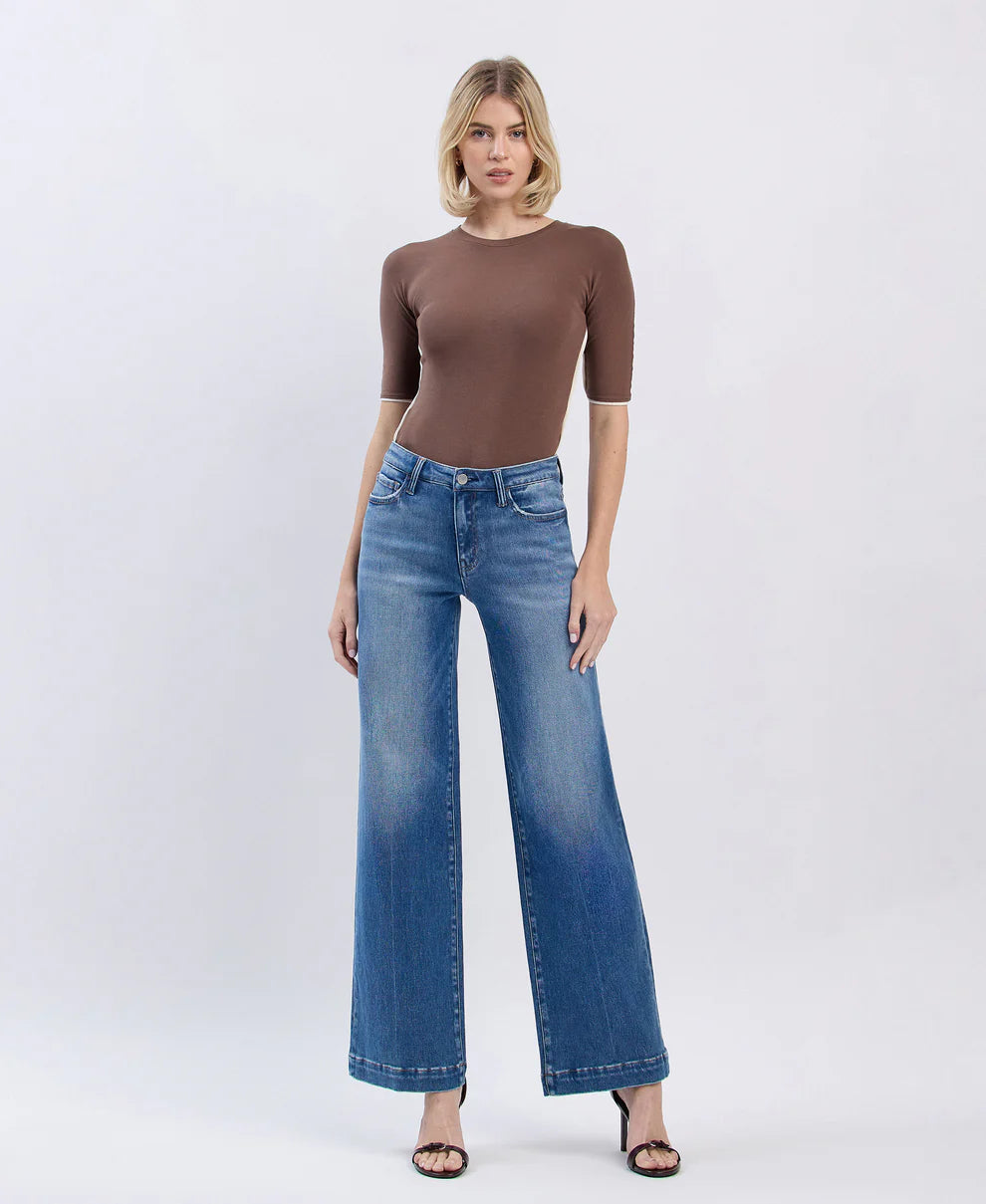 HIGH RISE TROUSER DENIM