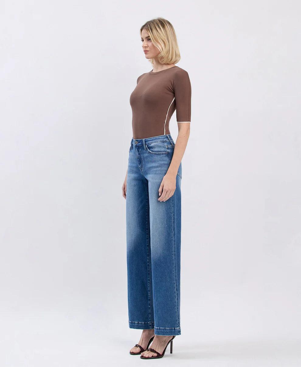 HIGH RISE TROUSER DENIM