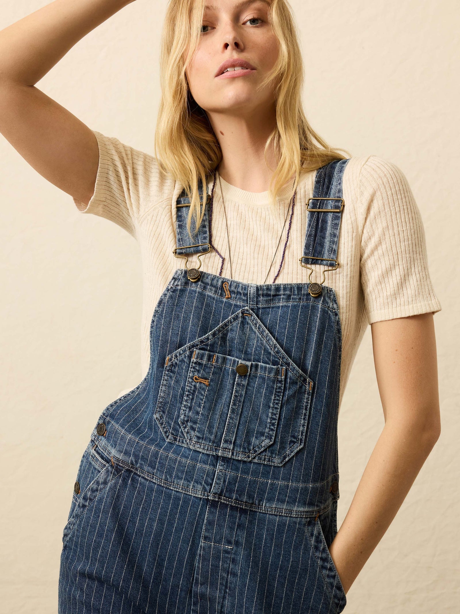 DENIM RIVETER OVERALL