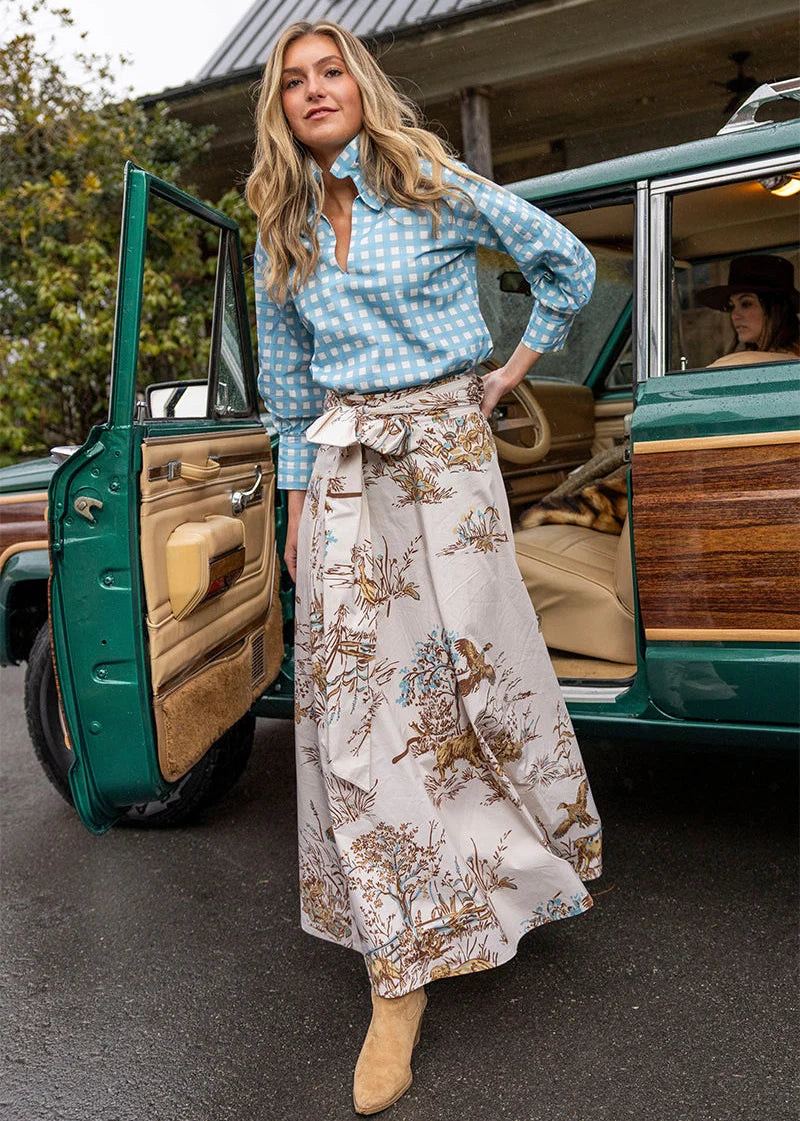 BRADY WRAP SKIRT | MAPLE FIELD & FEATHER