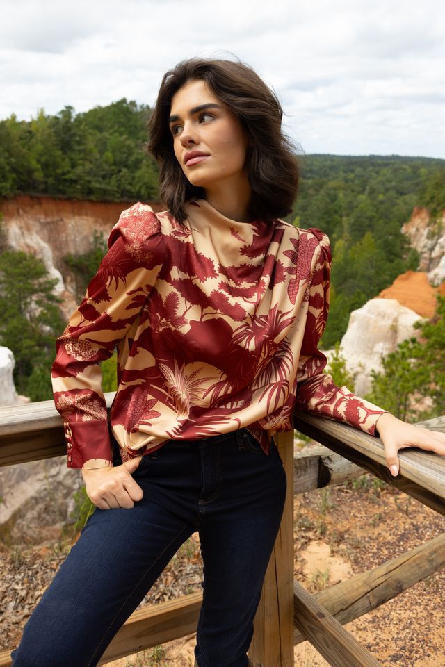 ALDEN ADAIR SCARLETT TOP