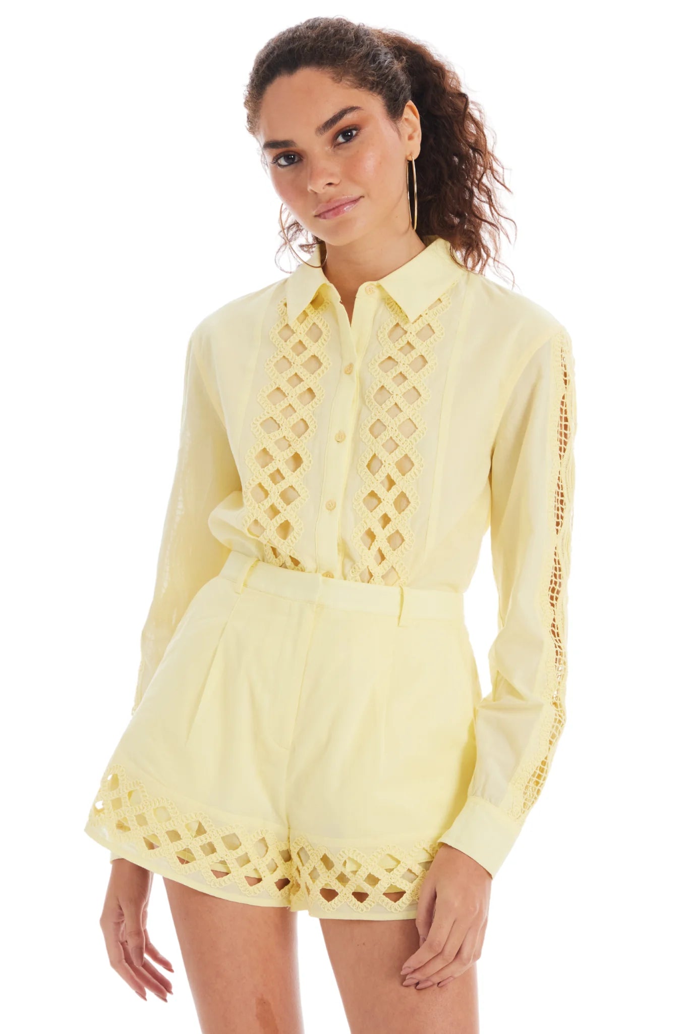 EYELET NINA SHIRT