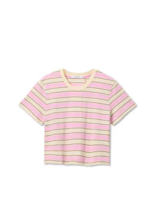 GIA STRIPES CREW TEE