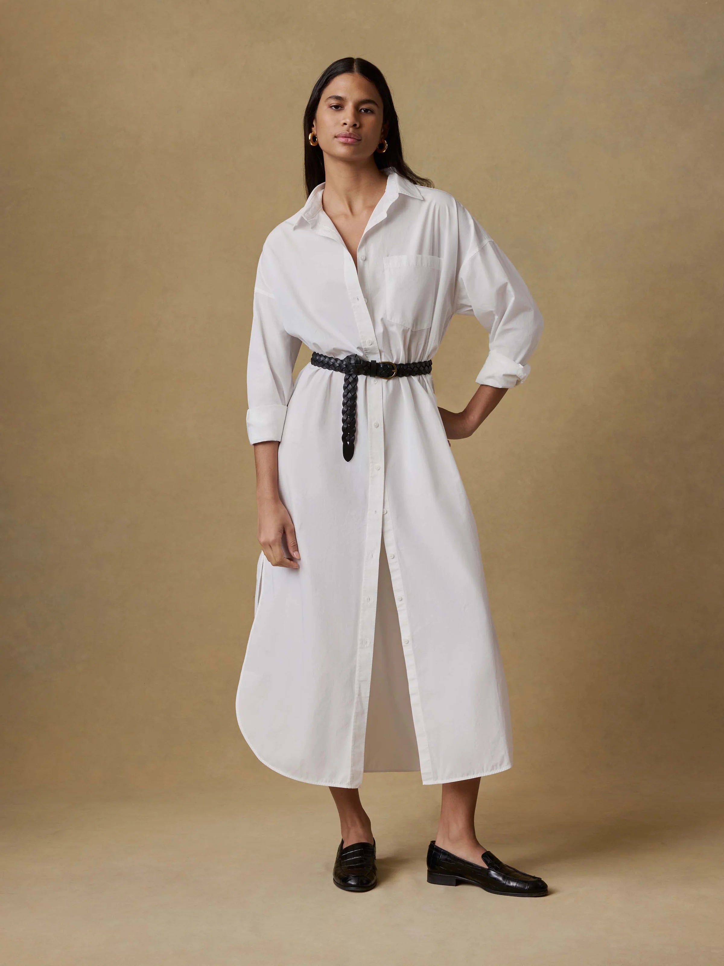 COASTAL POPLIN RIO SHIRTDRESS