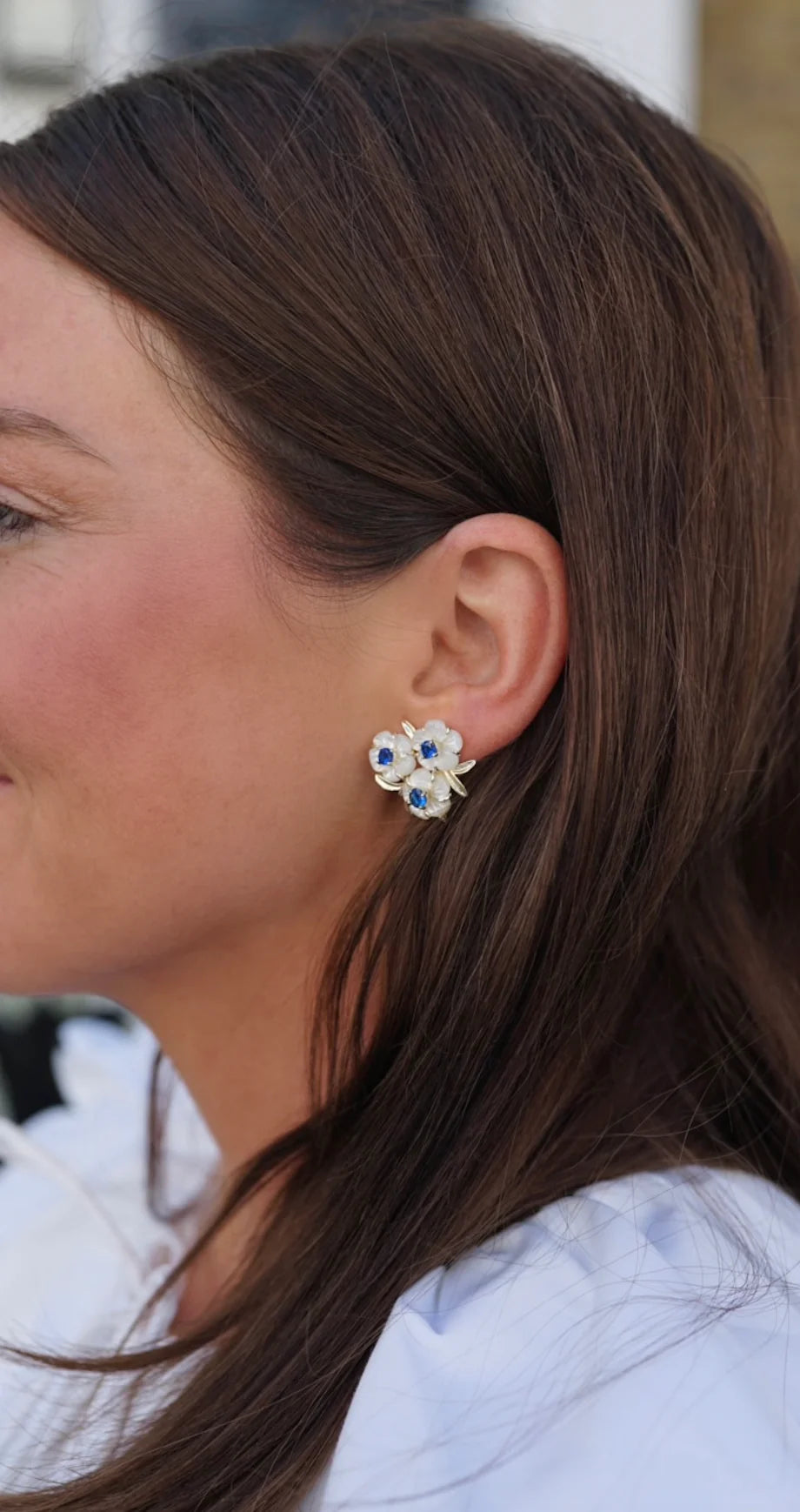 CHINOISERIE BLOSSOM STUDS