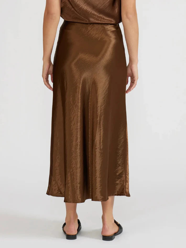 BARBARA SATIN SKIRT
