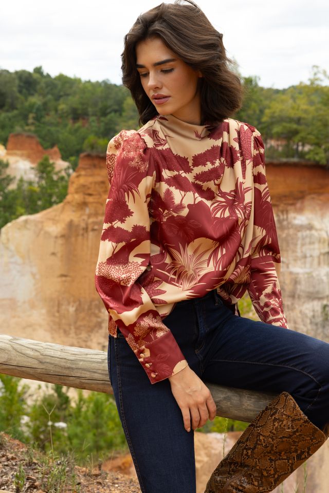 ALDEN ADAIR SCARLETT TOP