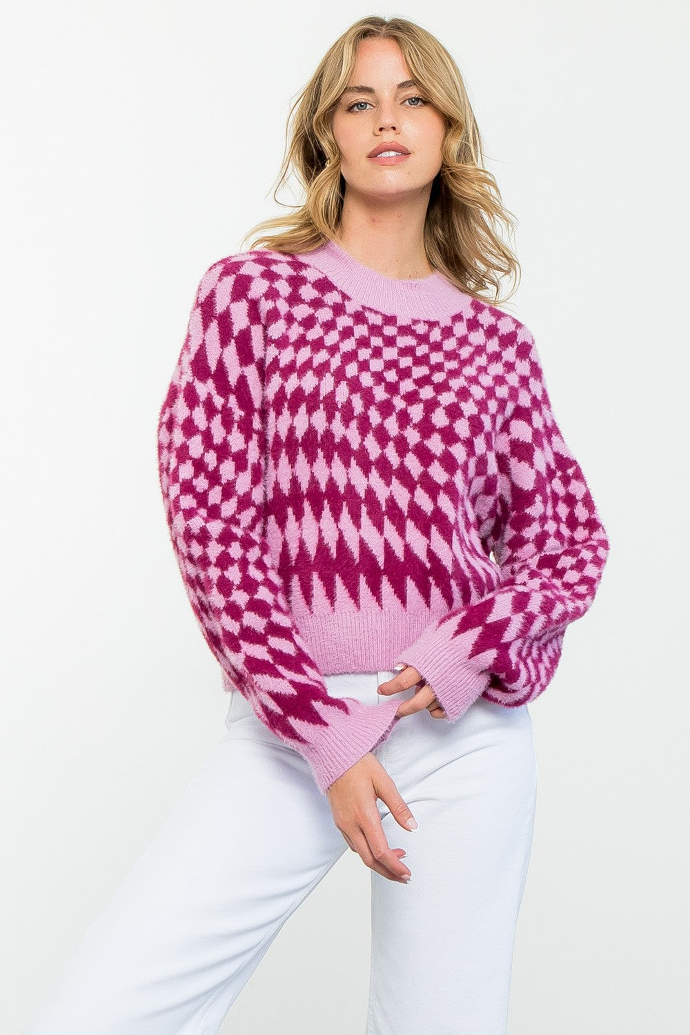 MOCK NECK SWEATER