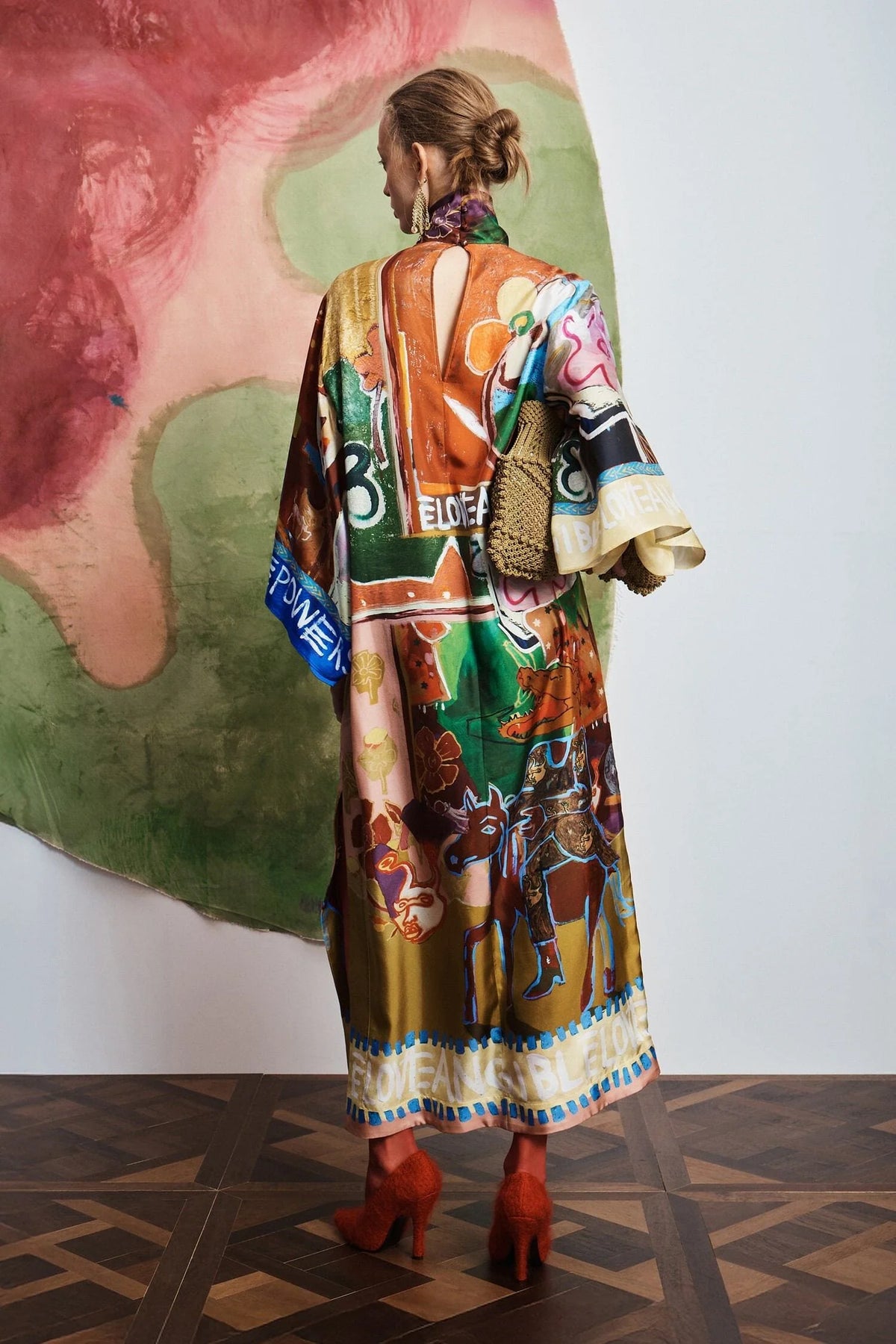 ALEMAIS MLAK SILK MIDI