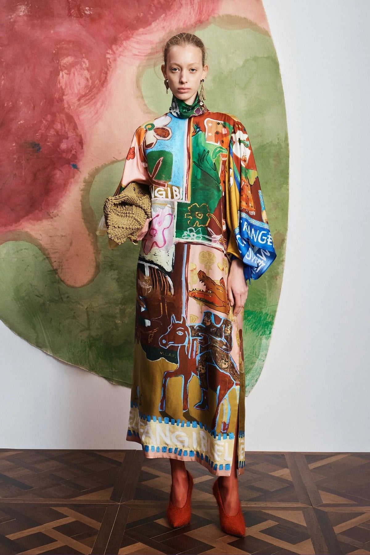 ALEMAIS MLAK SILK MIDI