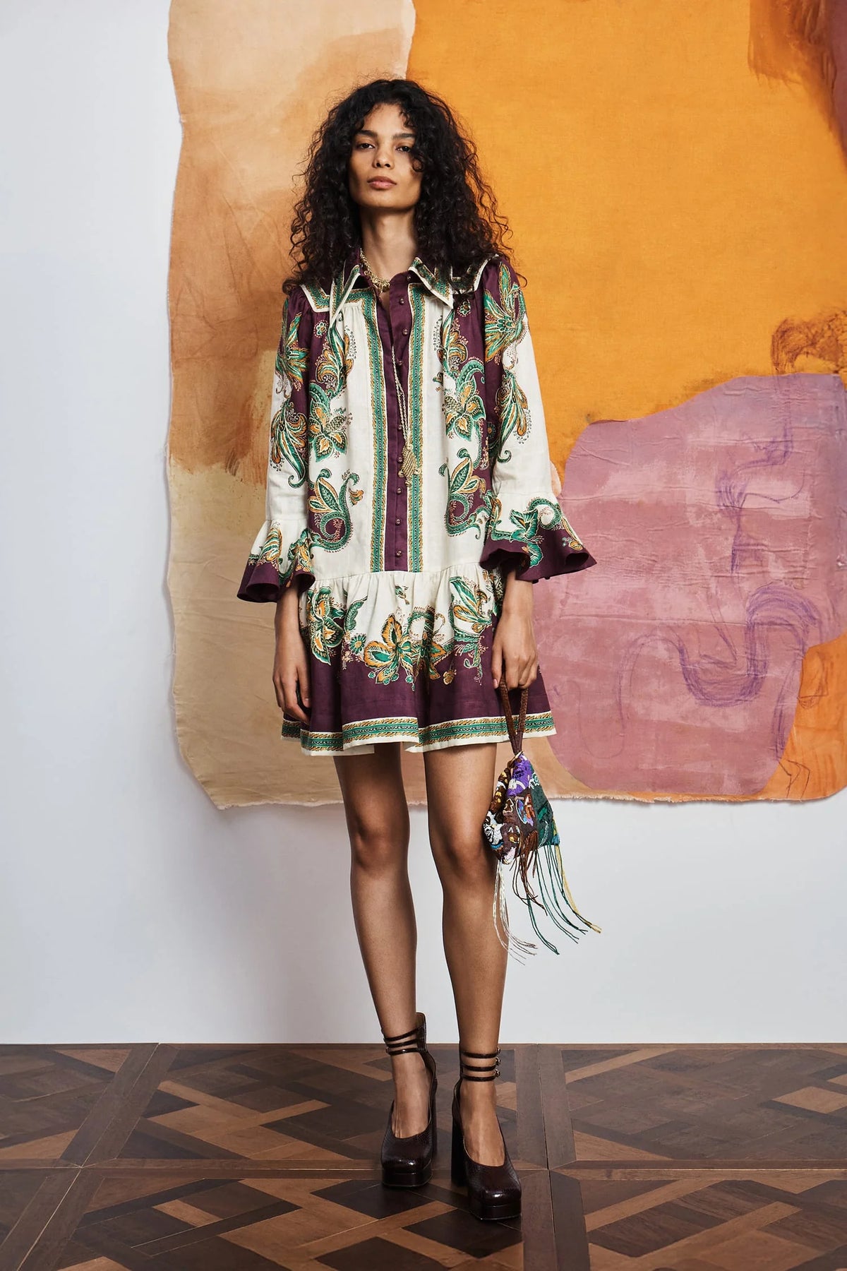 ALEMAIS RUTHIE MINI DRESS