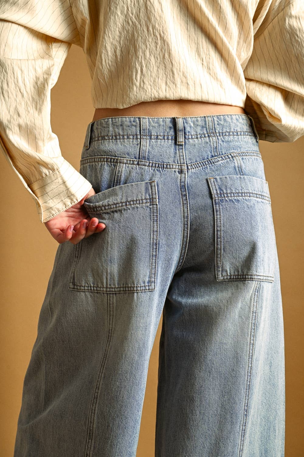WIDE LEG DENIM