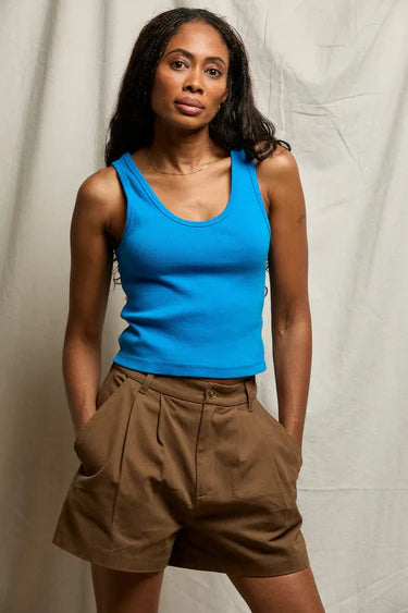 BLONDIE RIB BRA FRIENDLY TANK