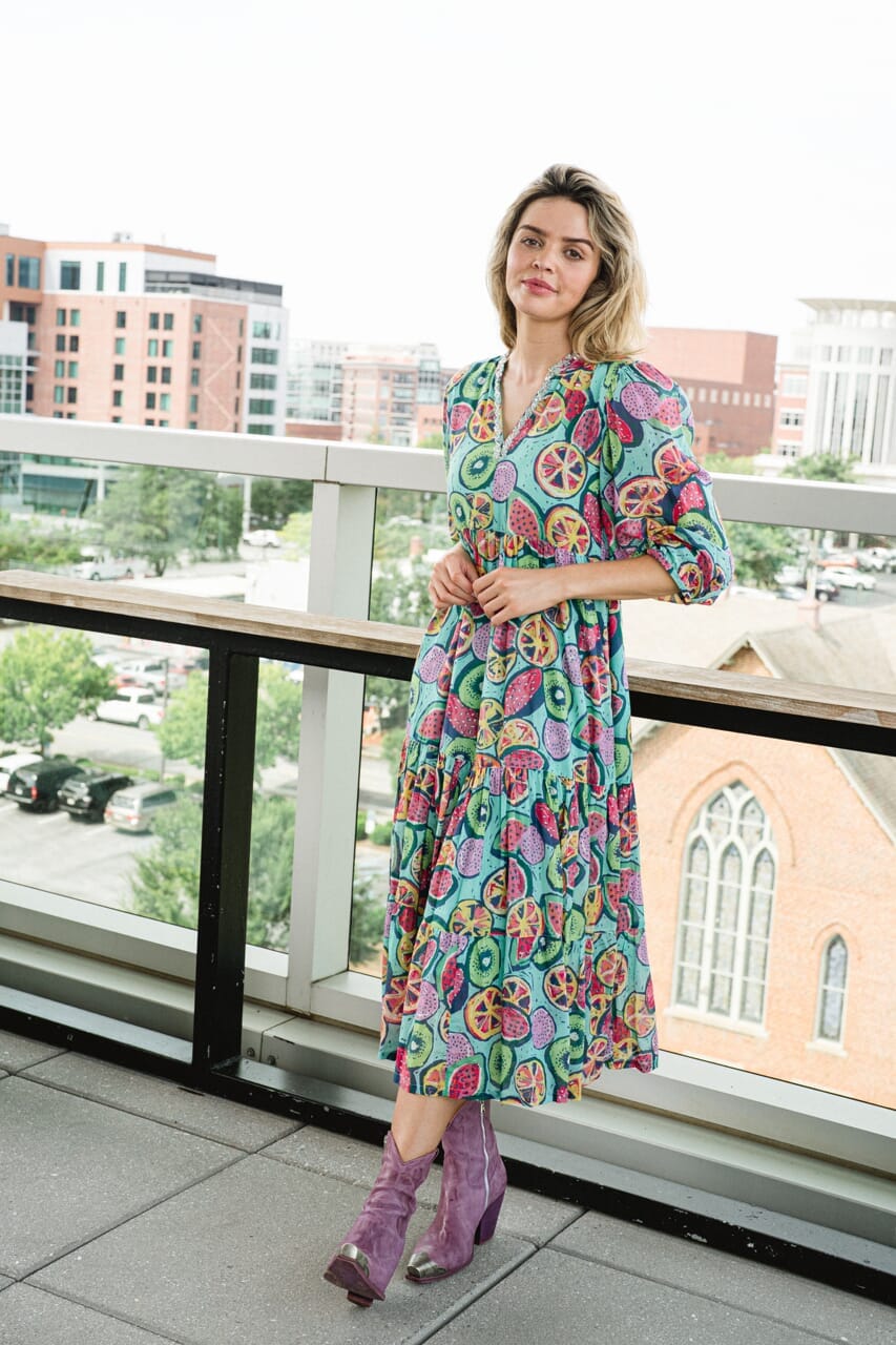 RESORT TIERED DRESS