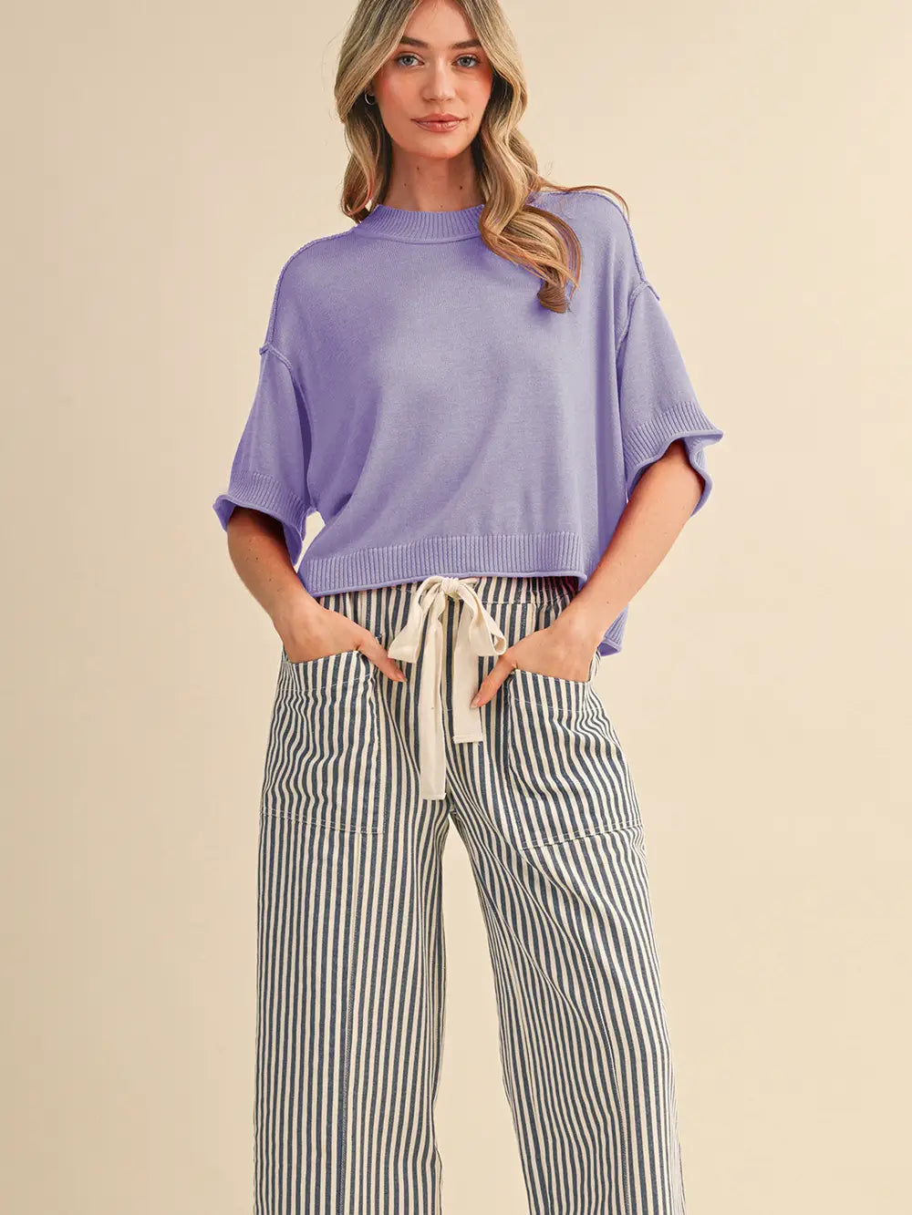 MOCK NECK SHORT SLEEVE