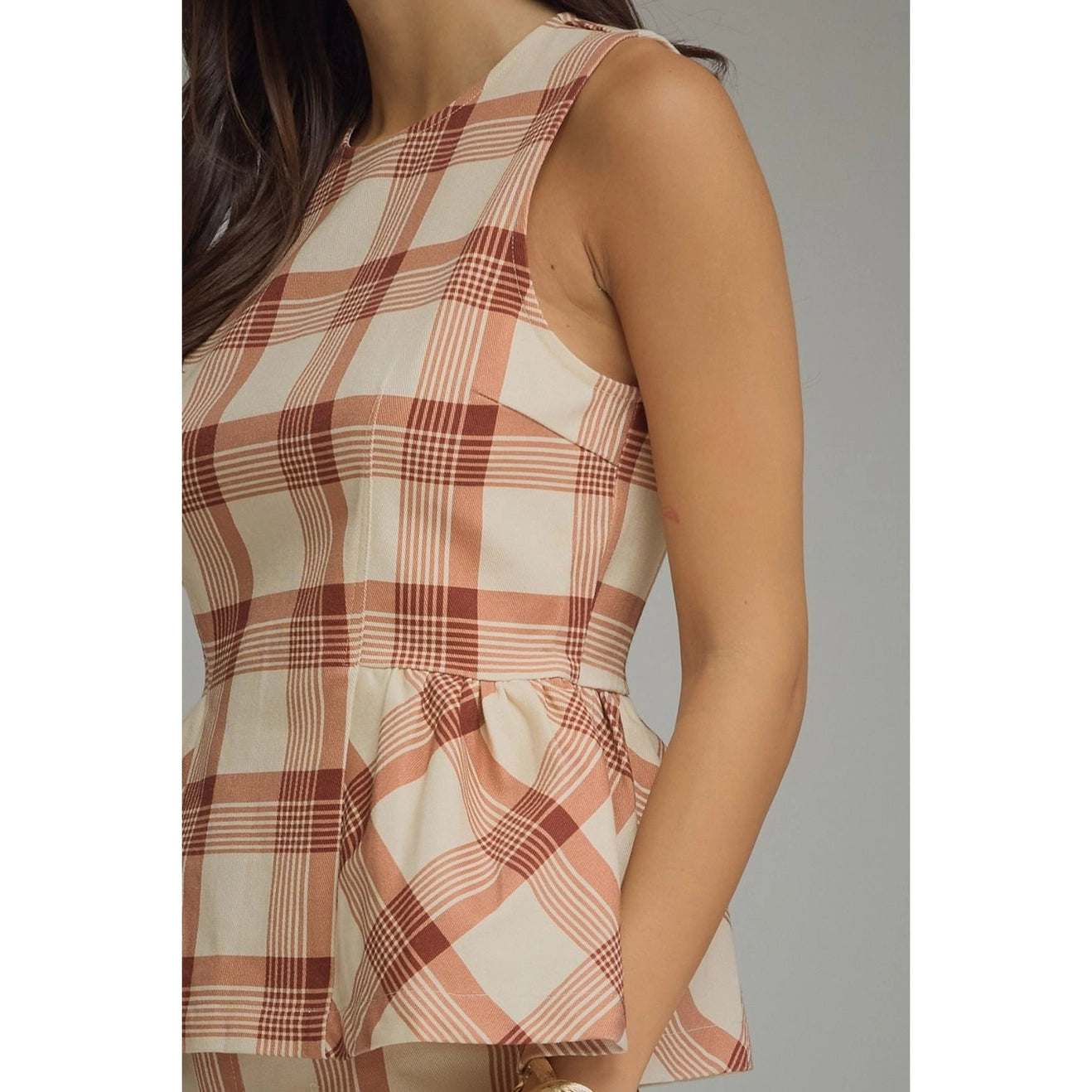 PLAID TOP