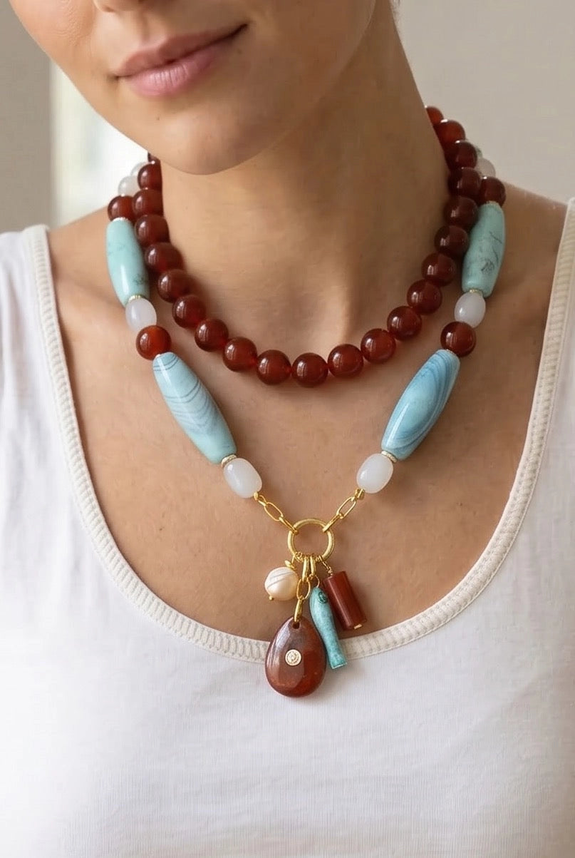 STATEMENT CHARM NECKLACE