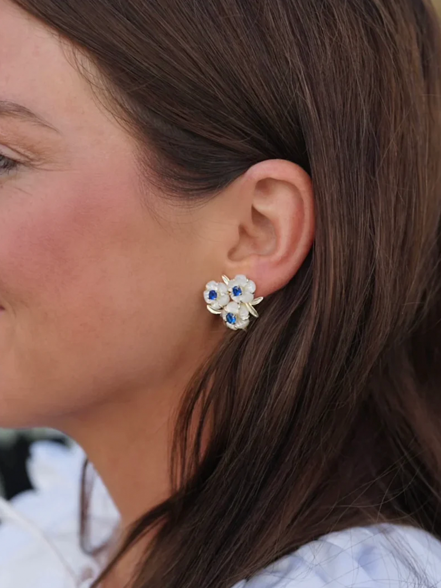 CHINOISERIE BLOSSOM STUDS
