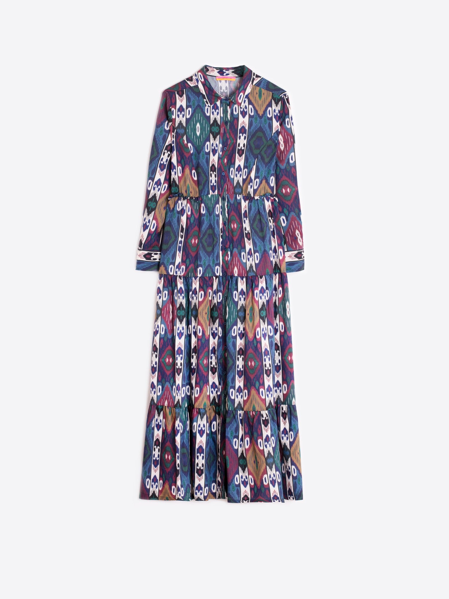 MATILDA BLUE IKAT DRESS