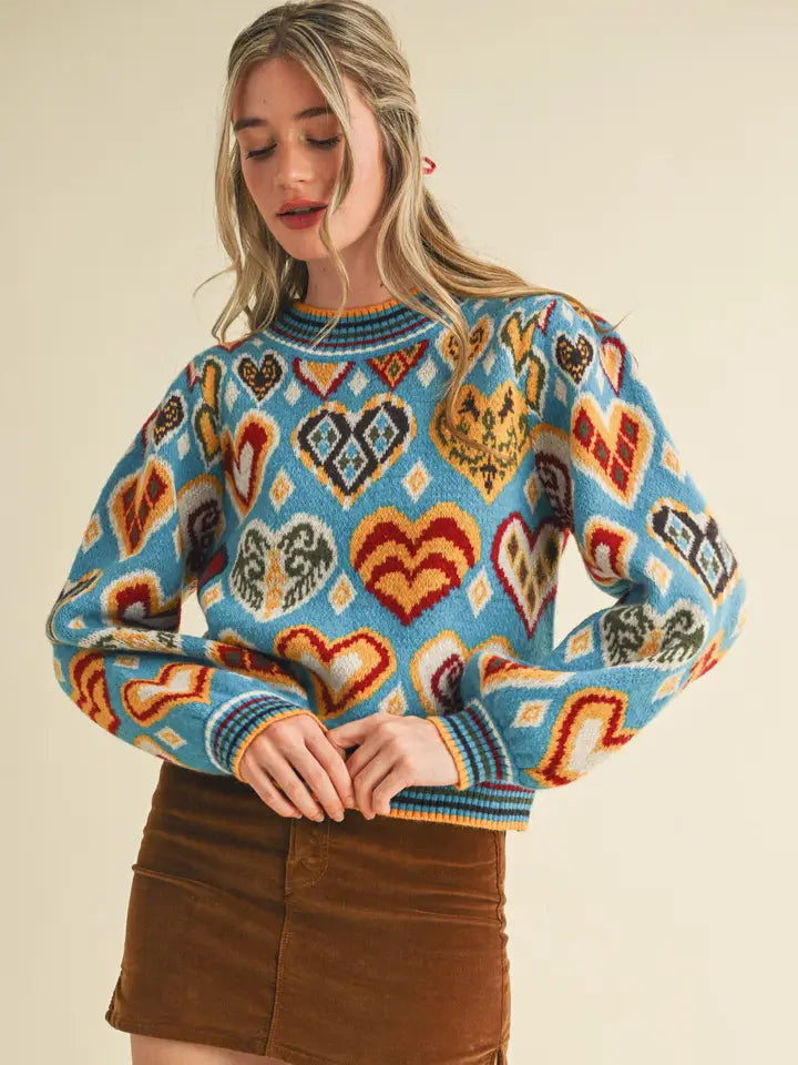 HEART SWEATER