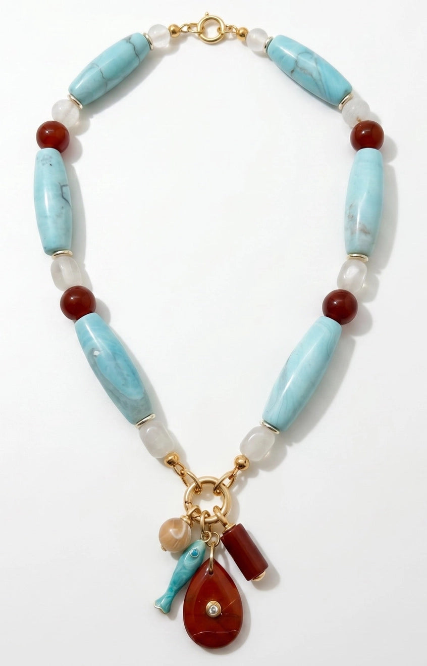 STATEMENT CHARM NECKLACE