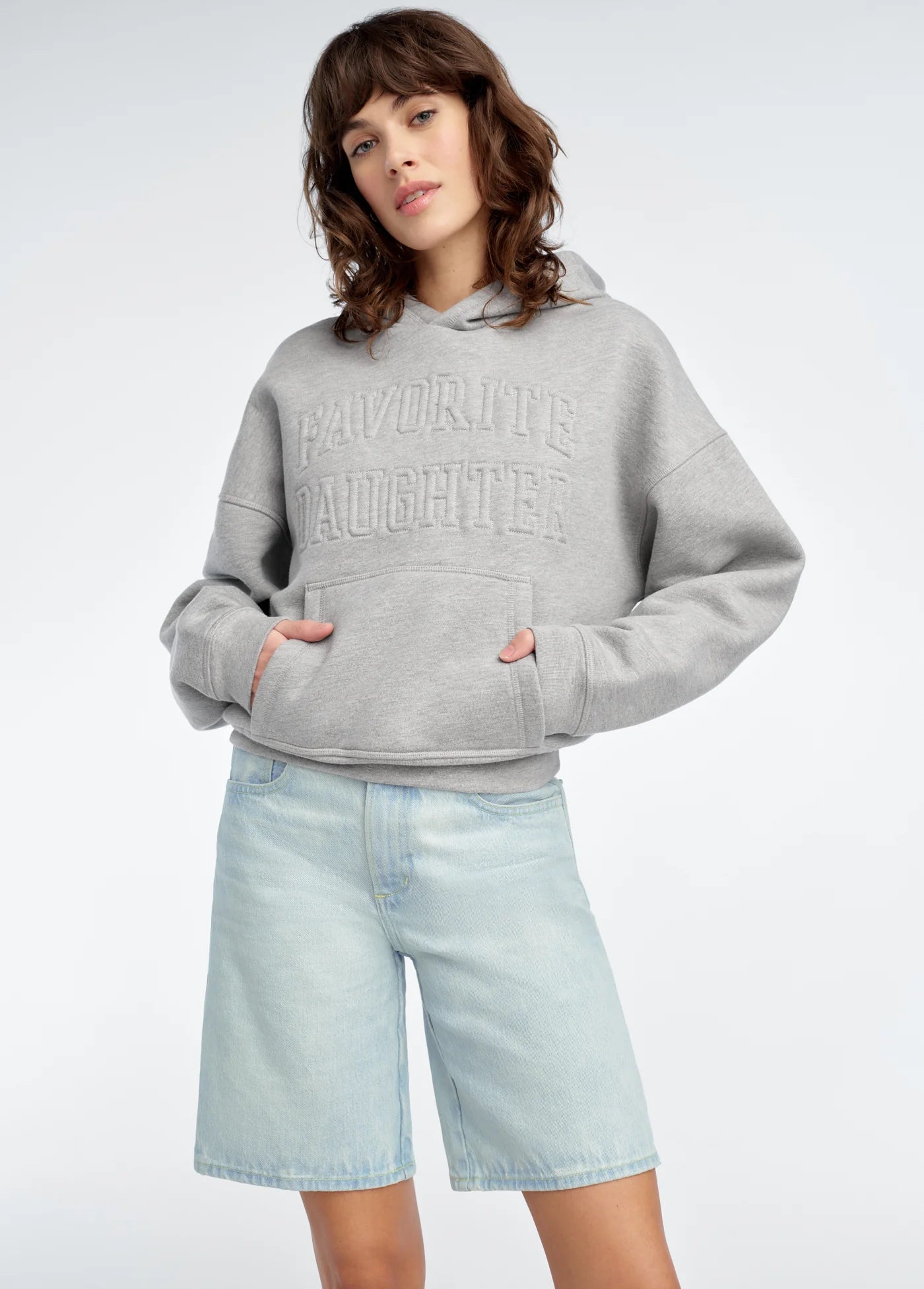 THE COLLEGIATE EMBOSSED HOODIE