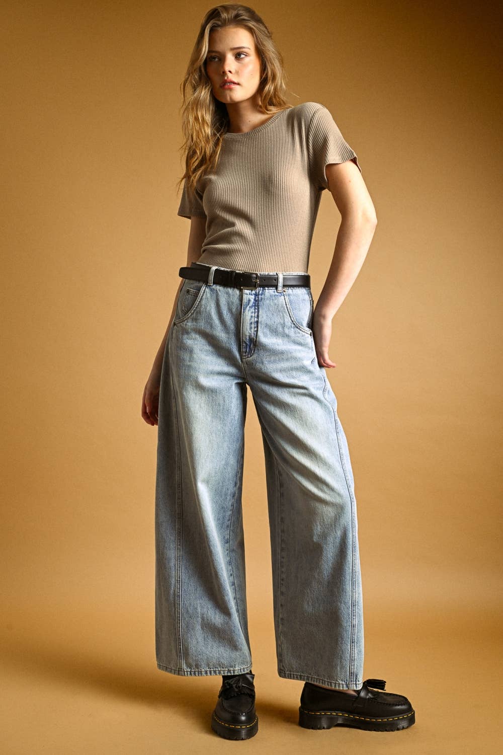 WIDE LEG DENIM