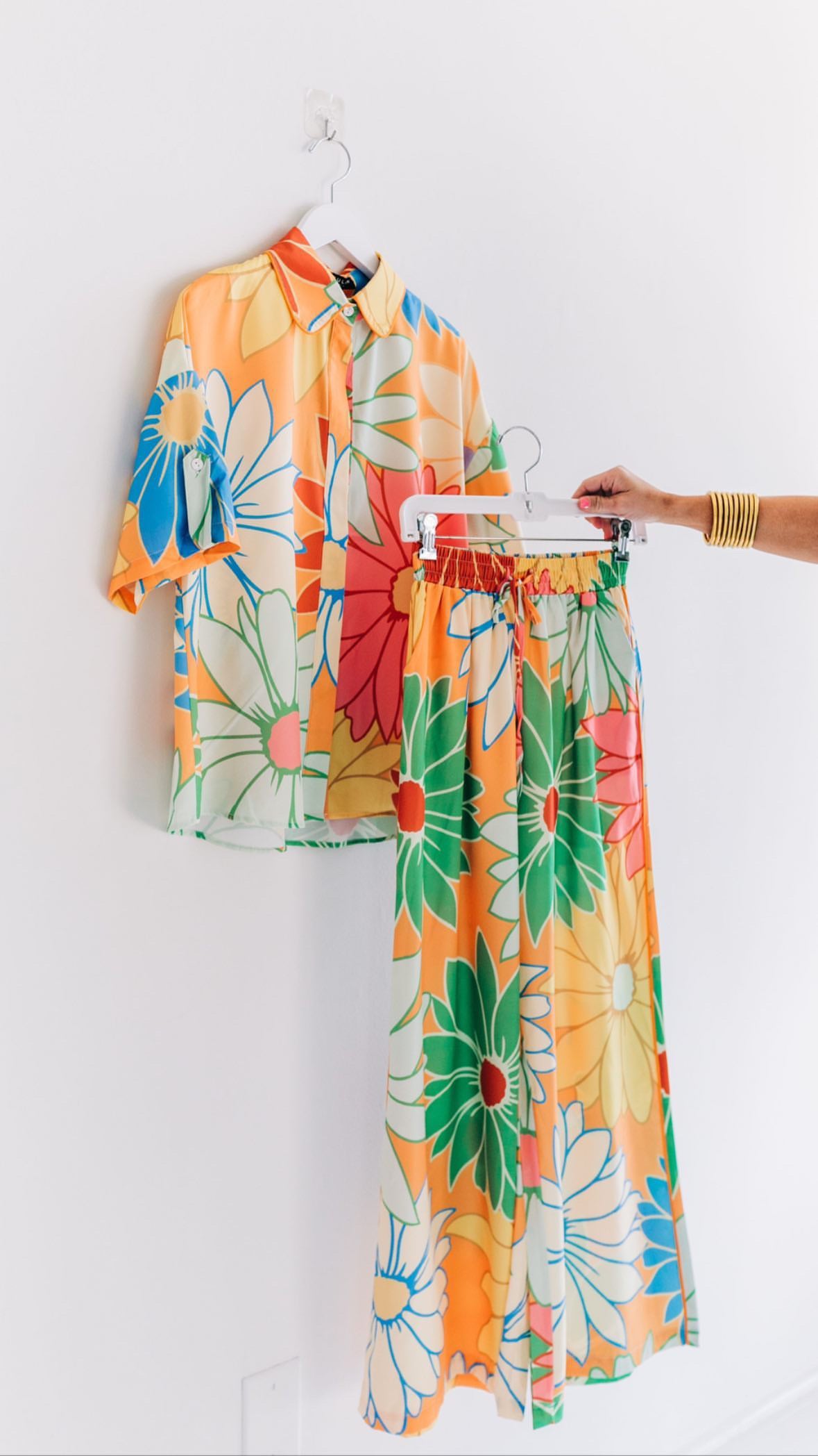 FLORAL TWO PIECE PANT SET