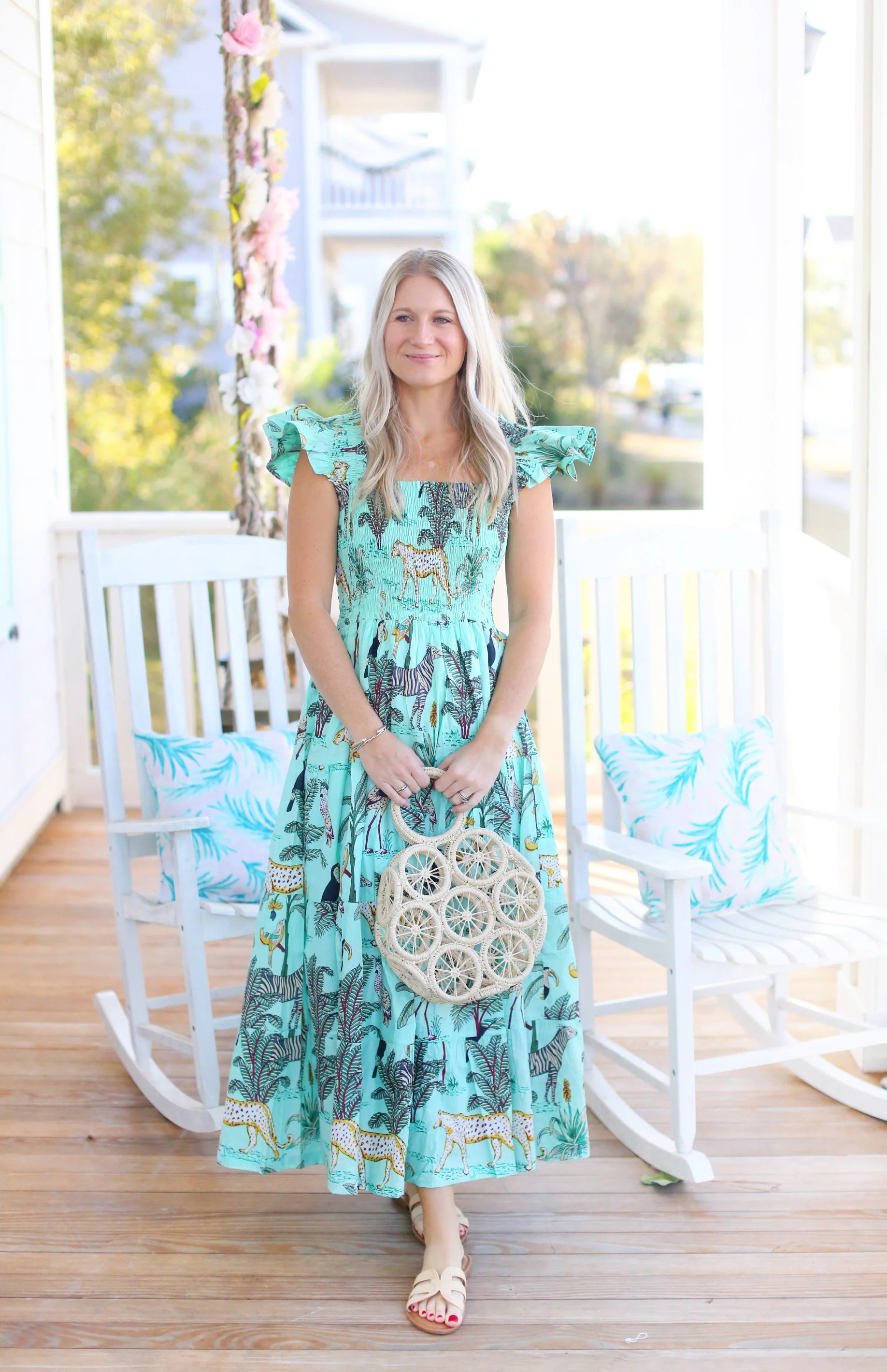 CAYMAN DARLING TEAL DRESS