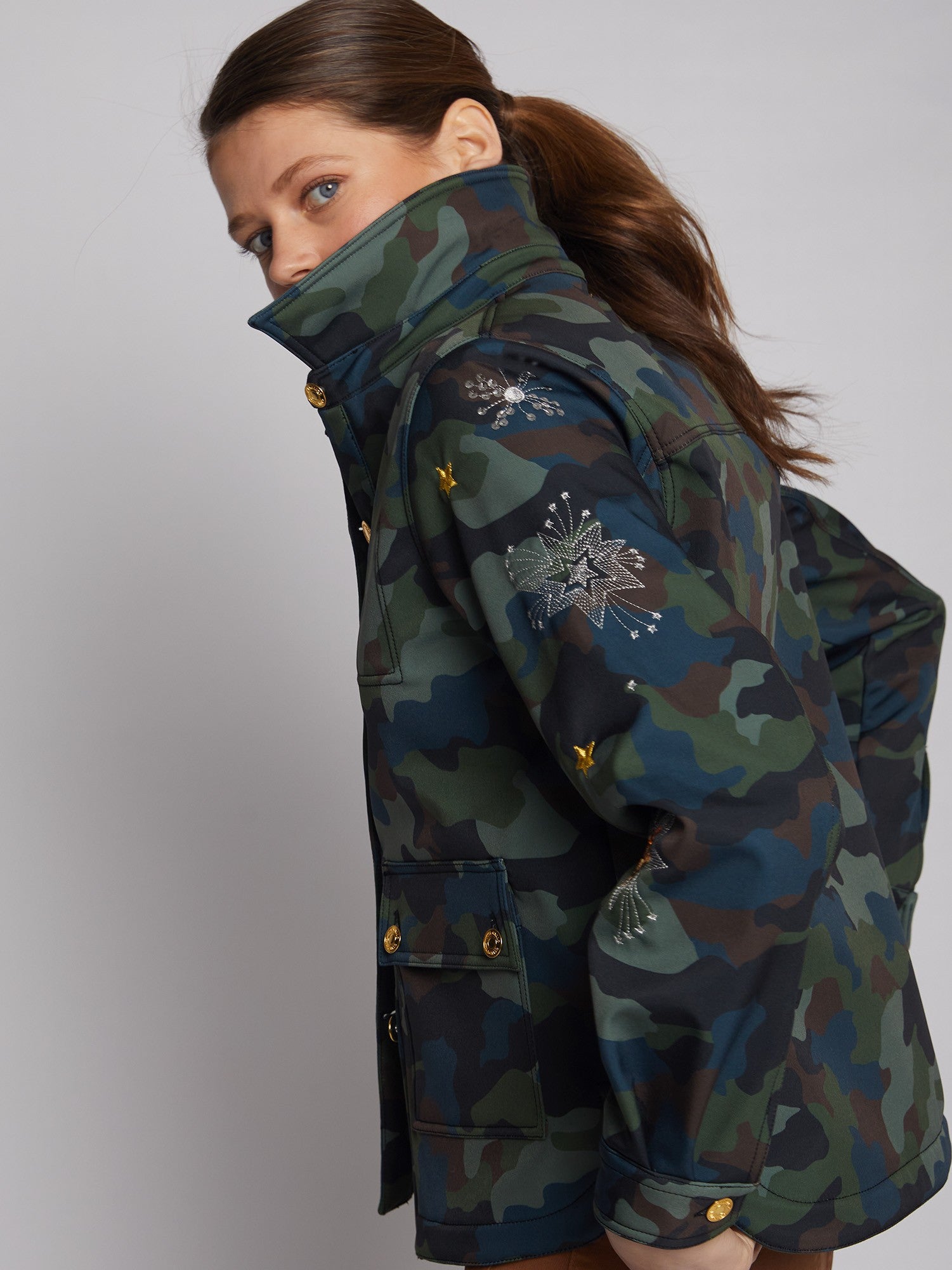 OLIVIA CAMO JACKET