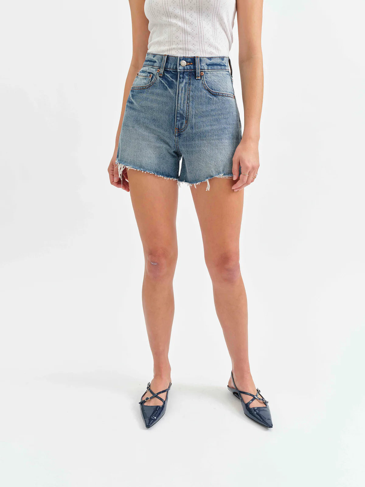 KNOCKOUT DENIM SHORTS