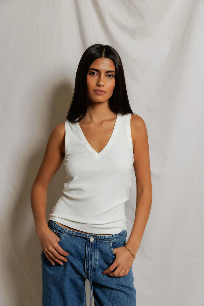 MALLORY LUXE RIB TANK