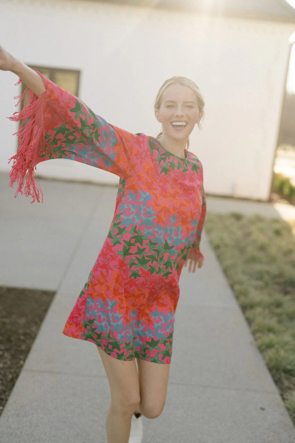 SILVIA FRINGE DRESS