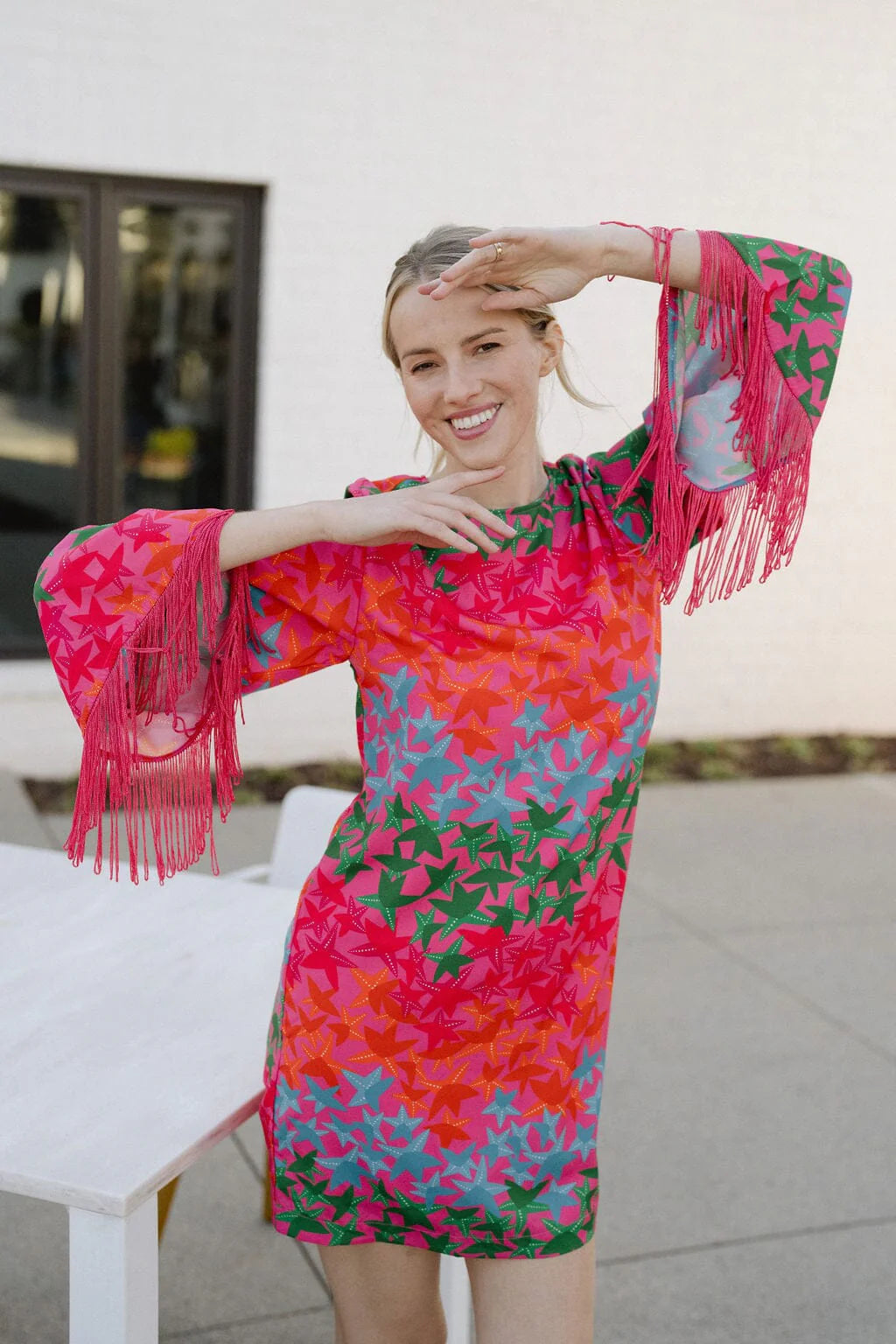 SILVIA FRINGE DRESS