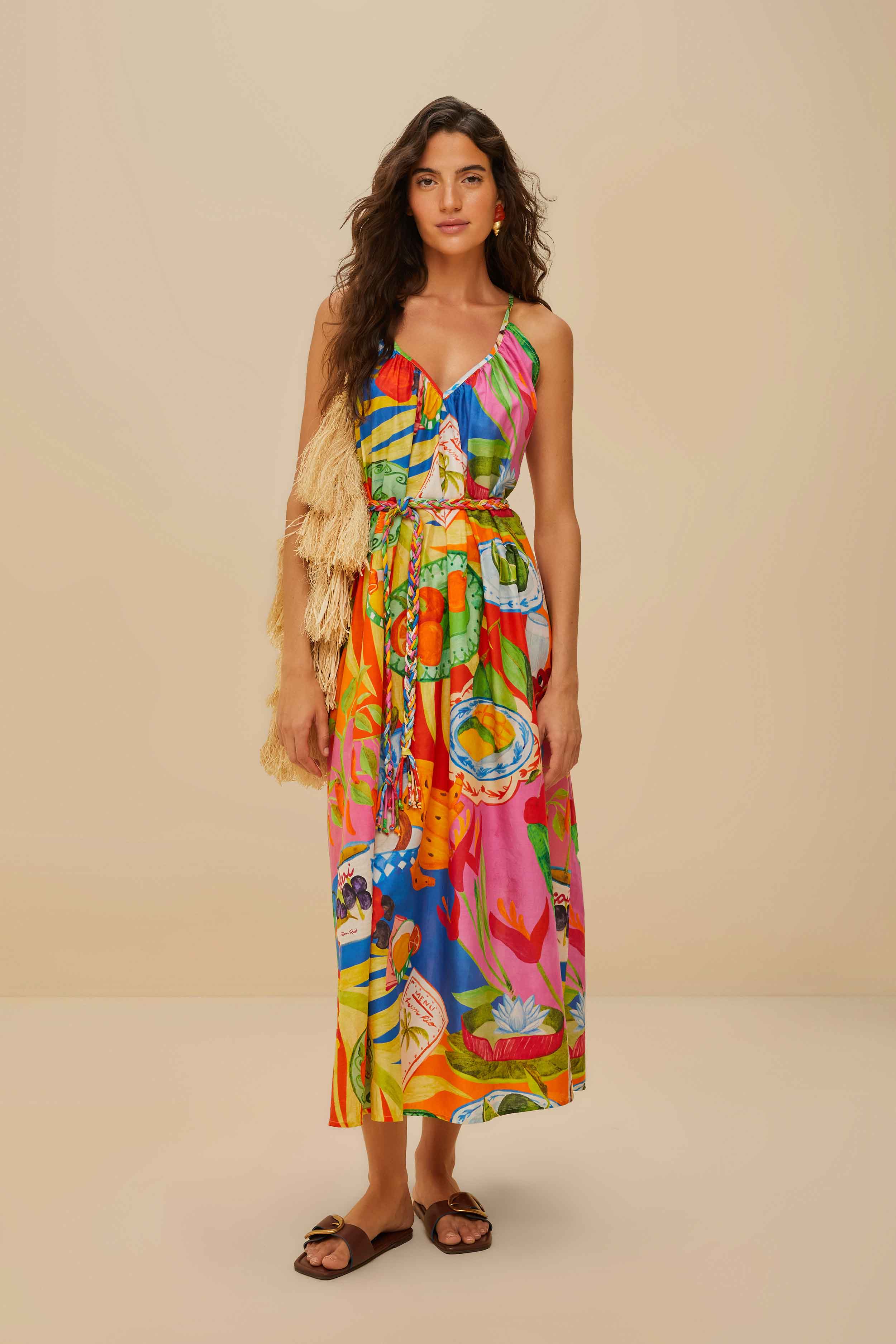 SUMMER PICNIC MIDI DRESS