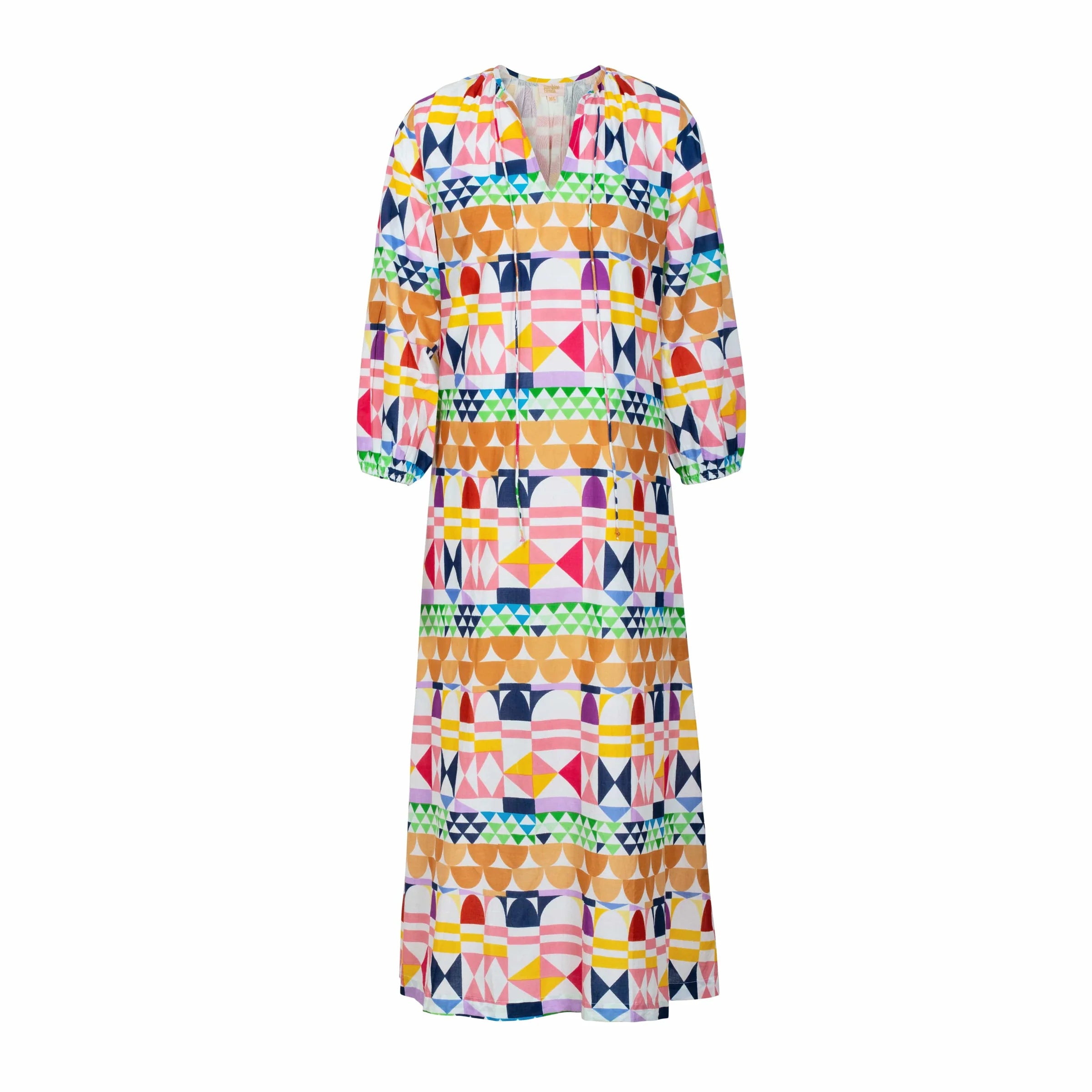 QUILTED PLAID SIENNA DRESS
