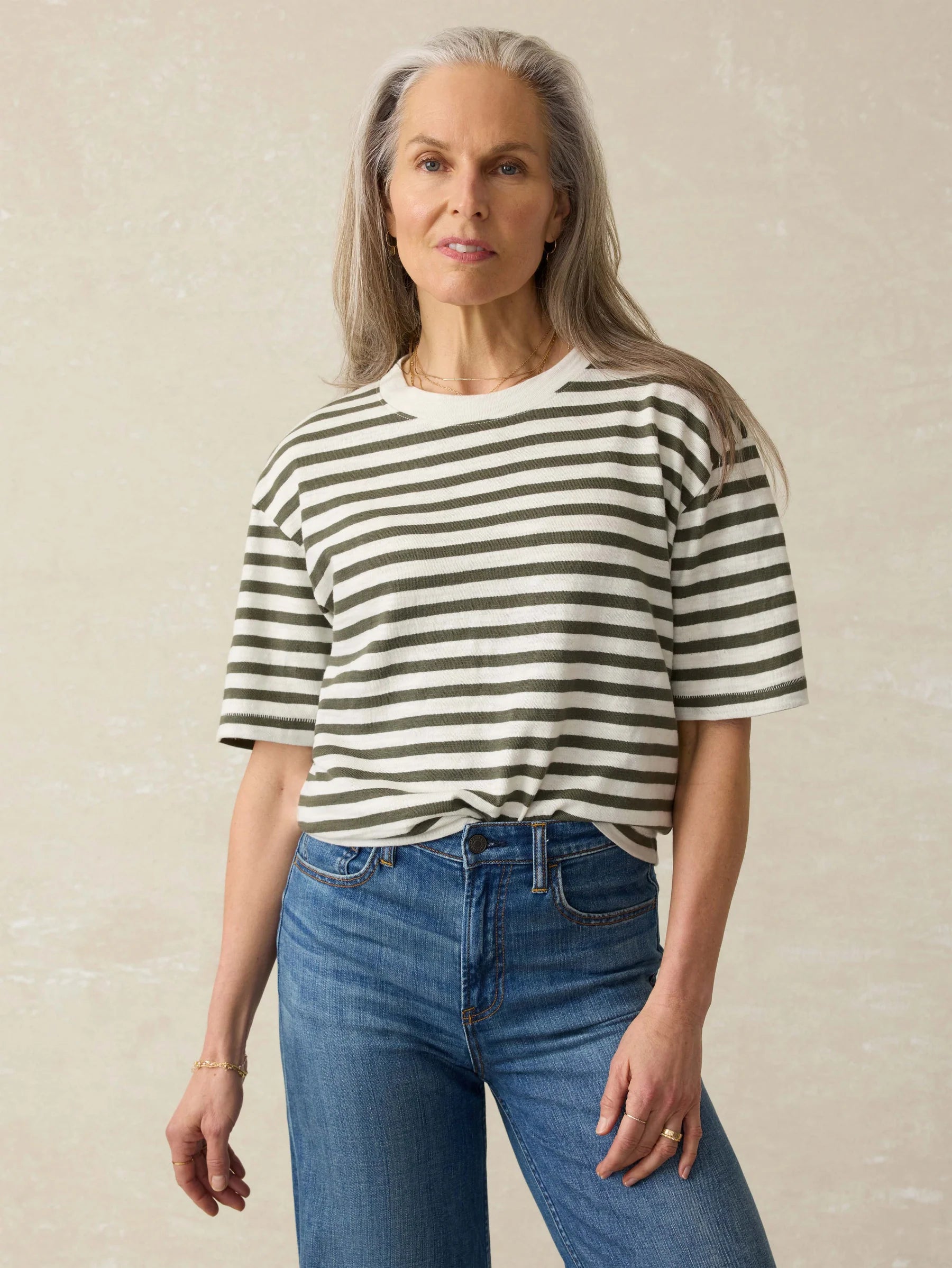 SUNWASHED SLUB TEE