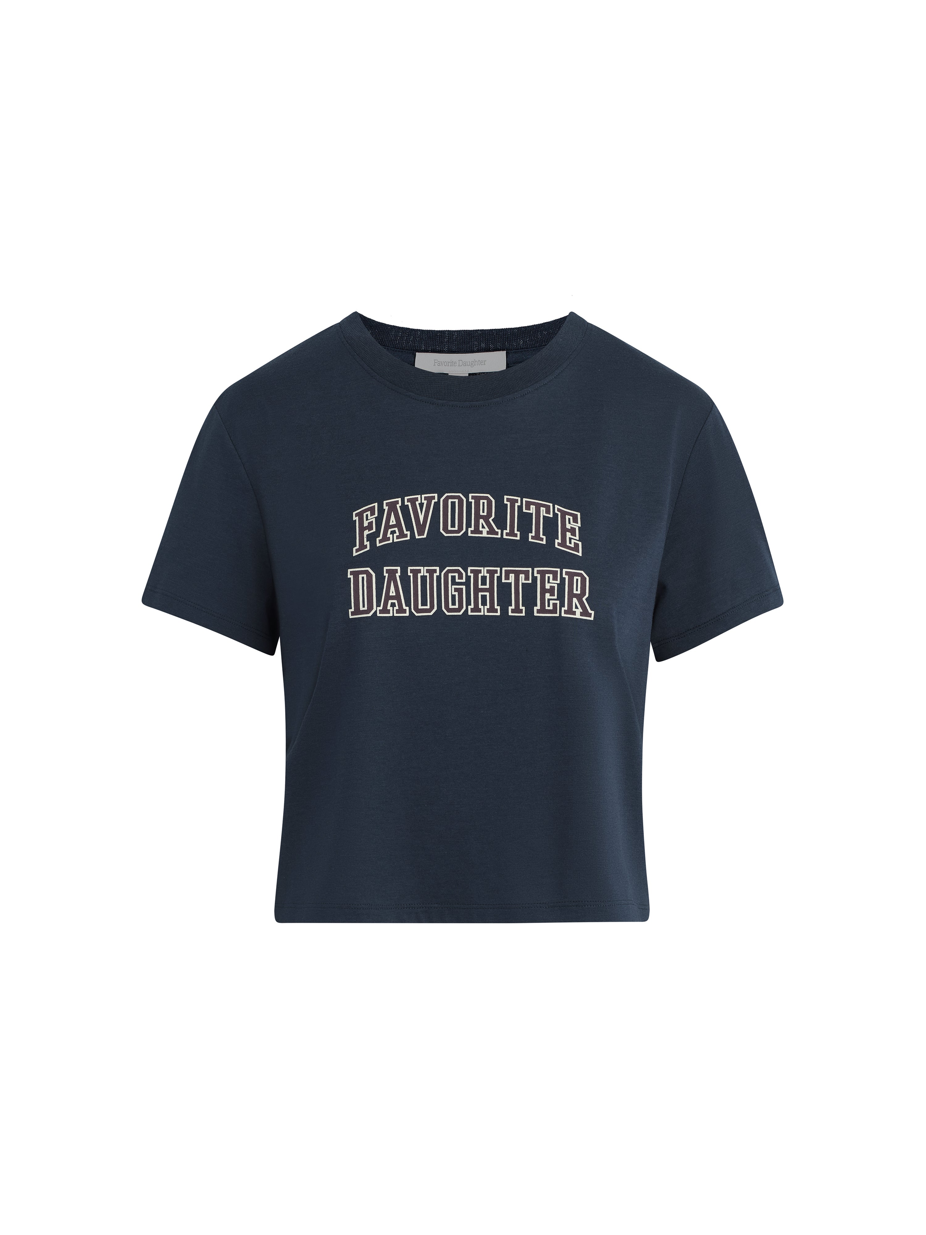 FD CROPPED COLLEGIATE TEE