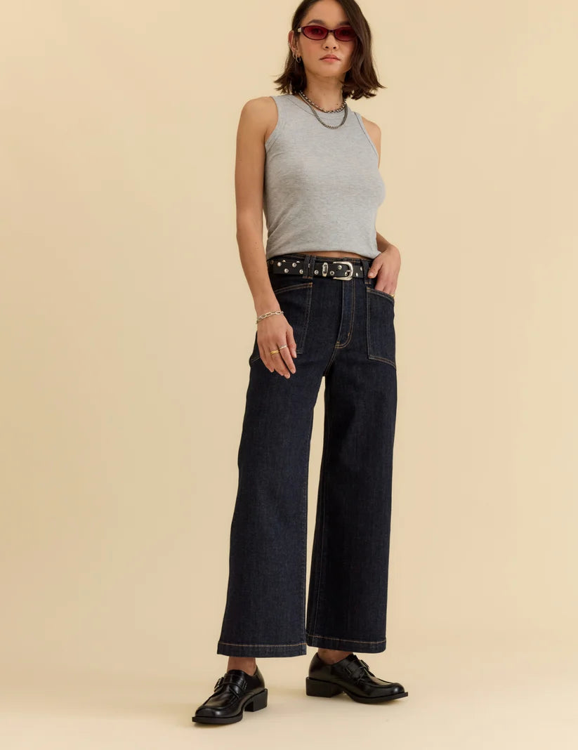 DAZE VALLEY GIRL PATCH POCKET JEANS