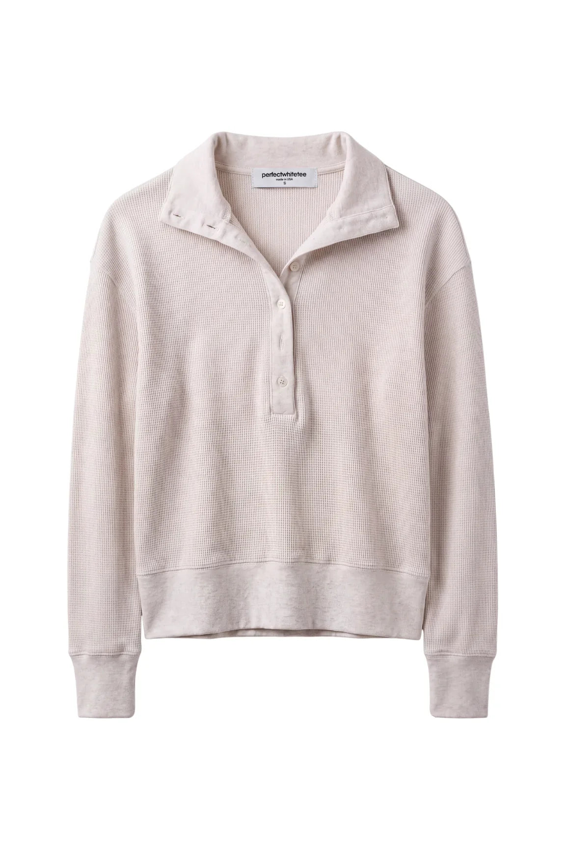PERFECT WHITE TEE ZIA HALF-ZIP PULLOVER