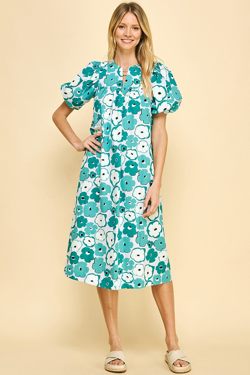 short sleeve jade dress pinch
