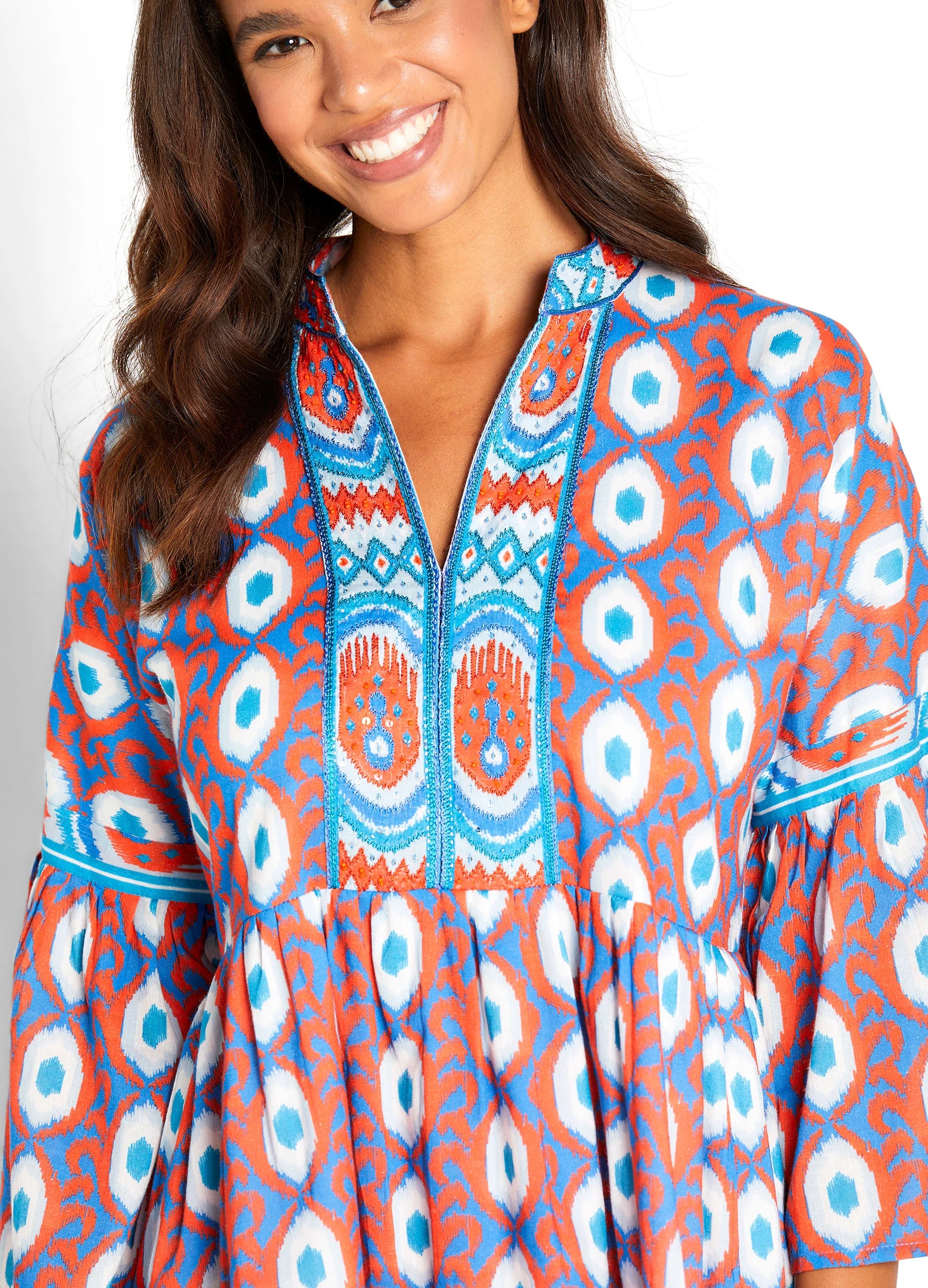 IZZY BELL SLEEVE DRESS