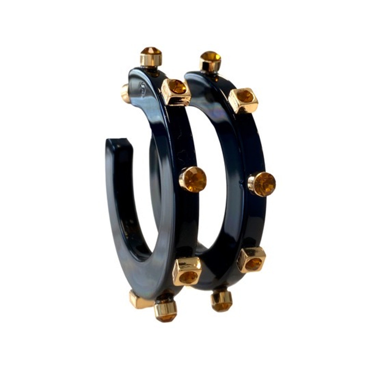 SMALL CITY GIRL JEWEL HOOPS
