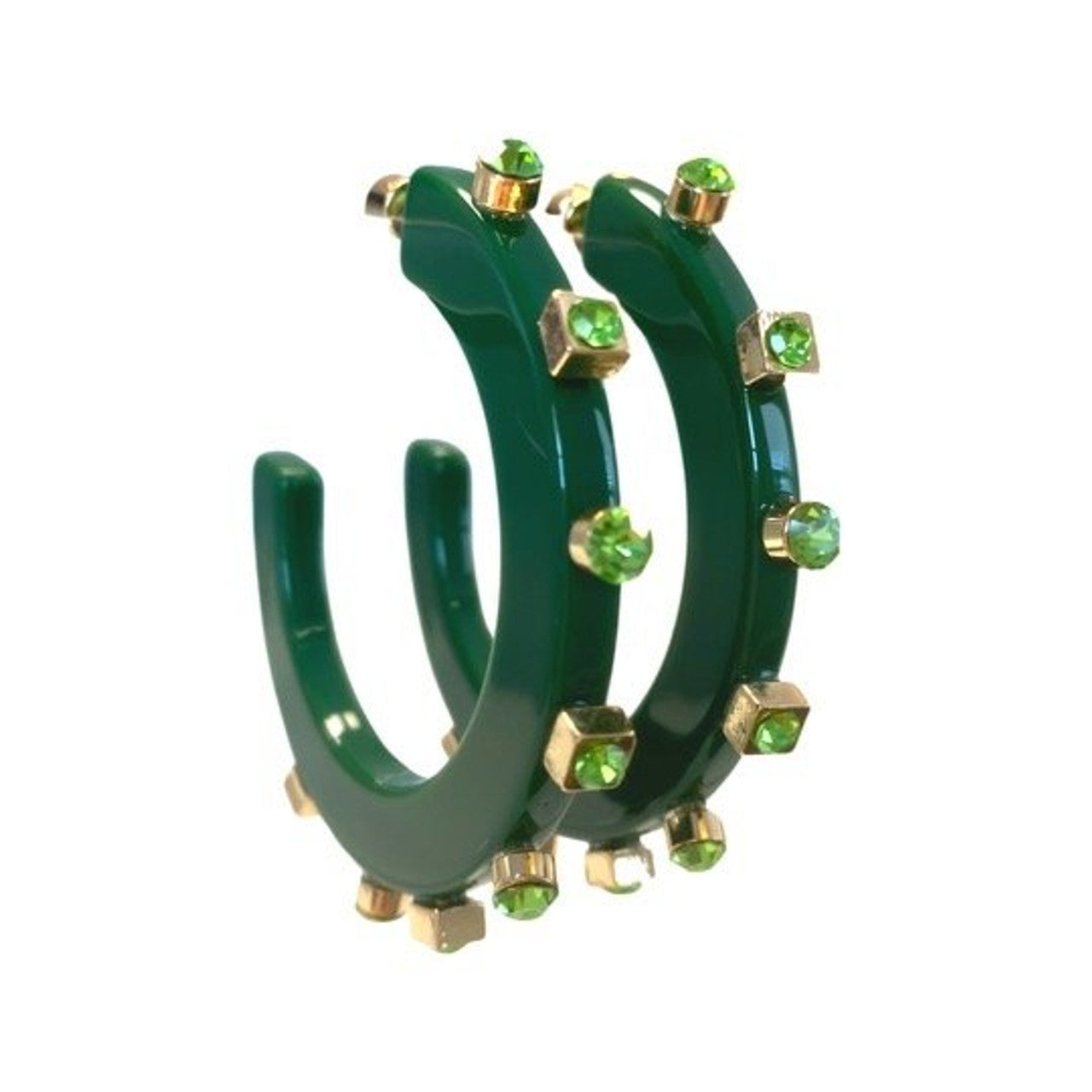 SMALL CITY GIRL JEWEL HOOPS
