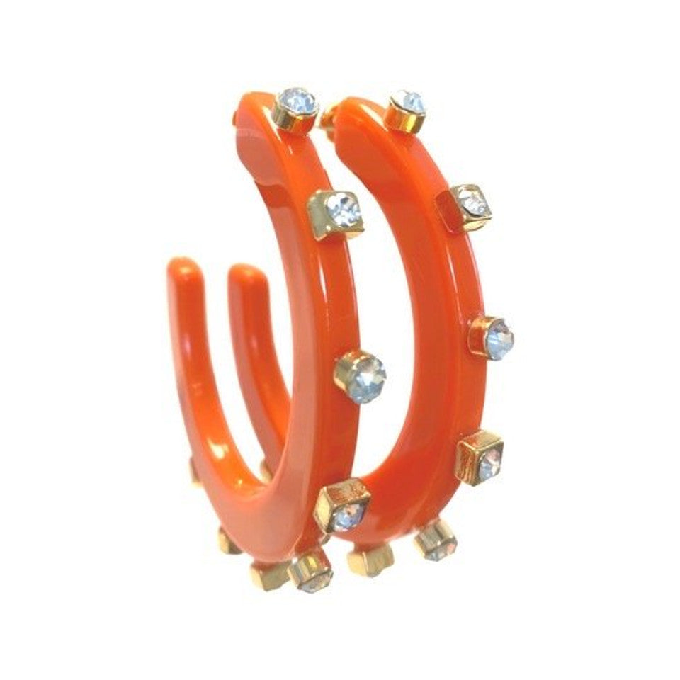 SMALL CITY GIRL JEWEL HOOPS