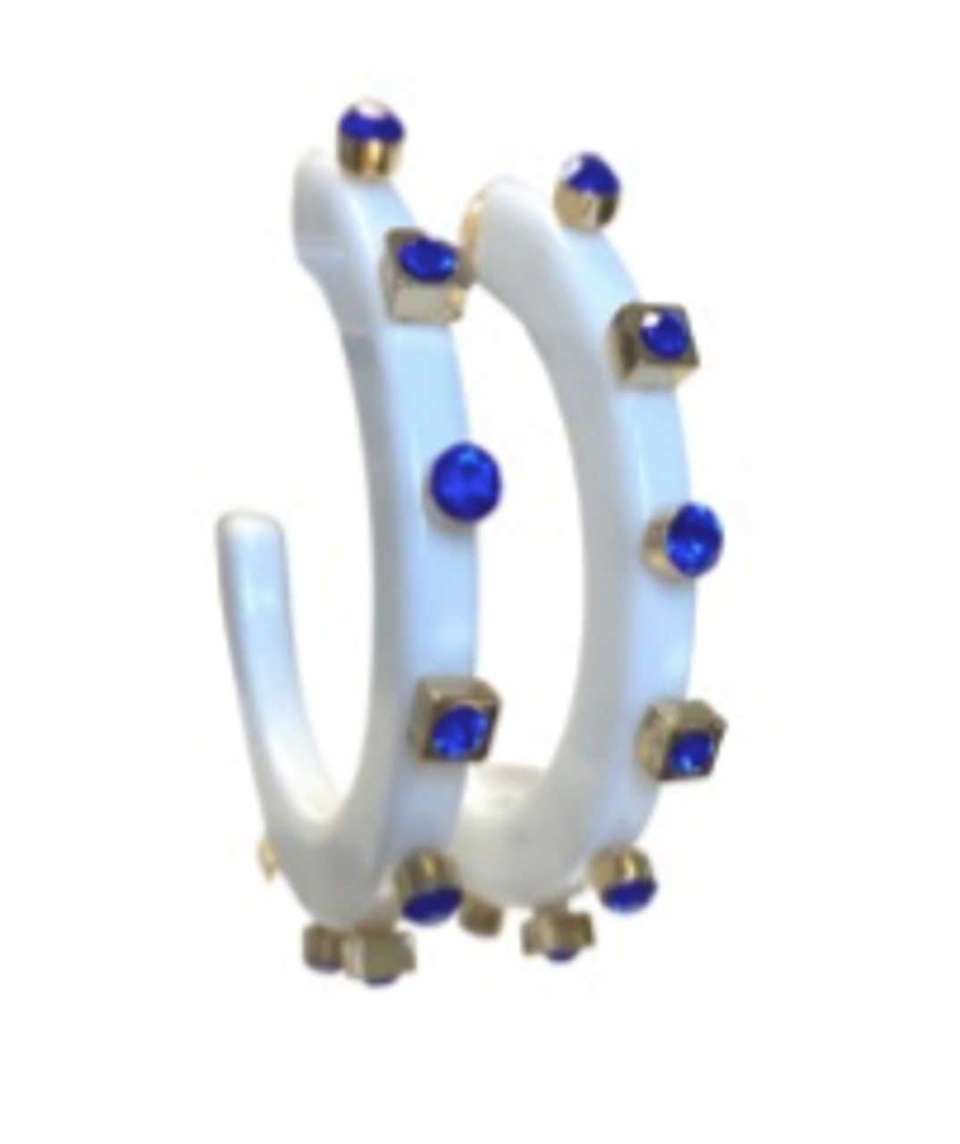 SMALL CITY GIRL JEWEL HOOPS