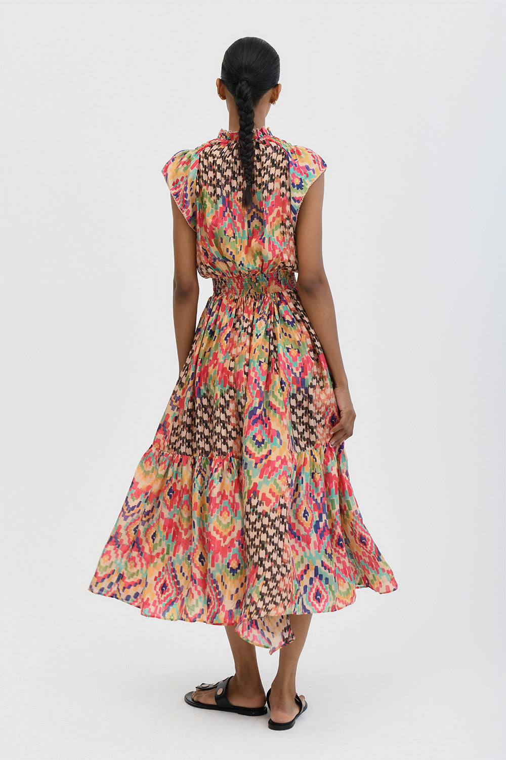chufy cairo silk maxi dress