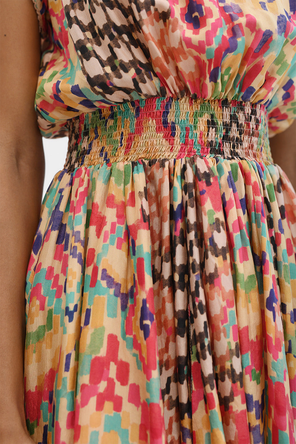 chufy cairo silk maxi dress