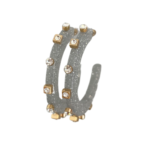 CITY GIRL HOOPS GLITTER