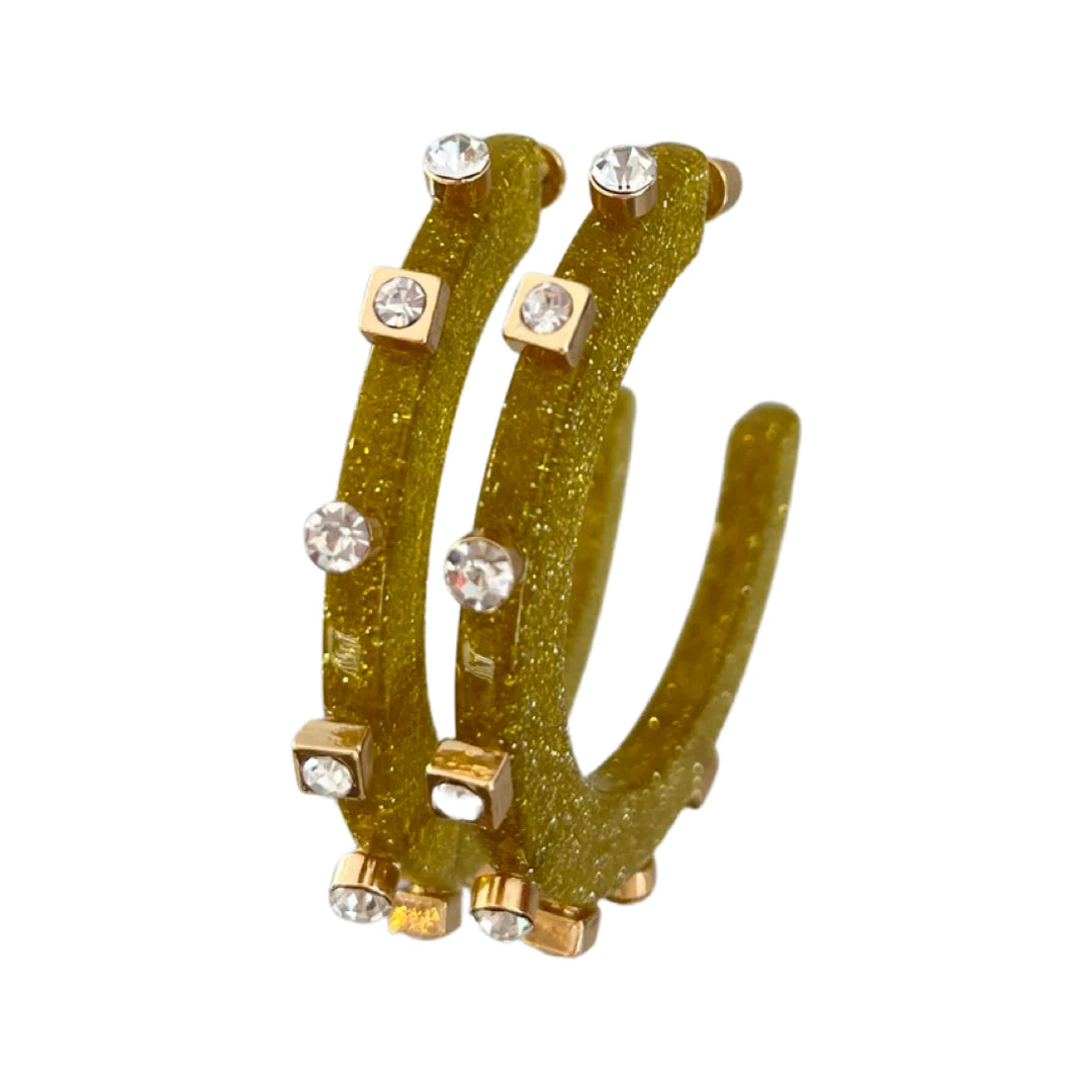 SMALL CITY GIRL JEWEL HOOPS